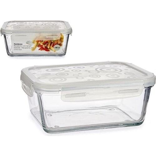 Lunch box (16 x 8,5 x 22,5 cm) With lid
