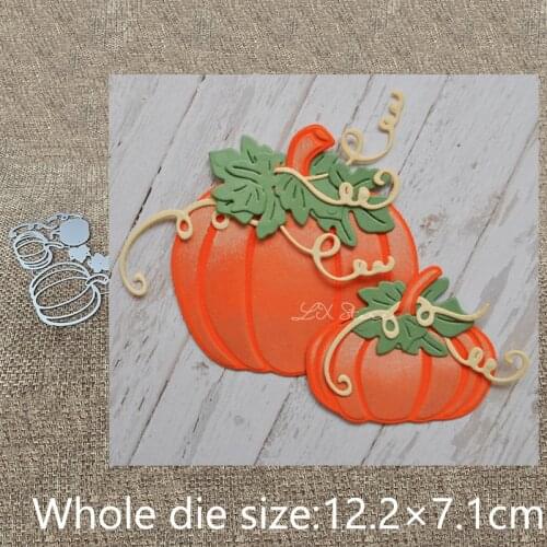 XLDesign Craft Metal Cutting Dies stencil mold Pumpkin vine decoration scrapbook Album Paper Card Craft Embossing die cuts