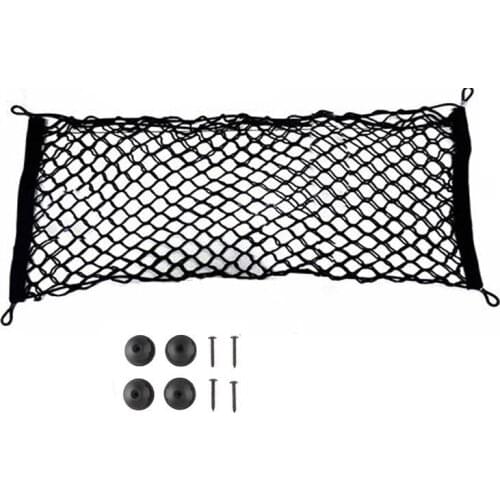 100CM X 38CM Sport Car Rear Trunk Mesh Cargo Net Storage Organizer for BMW 3-5 series Benz Coupe Jeep