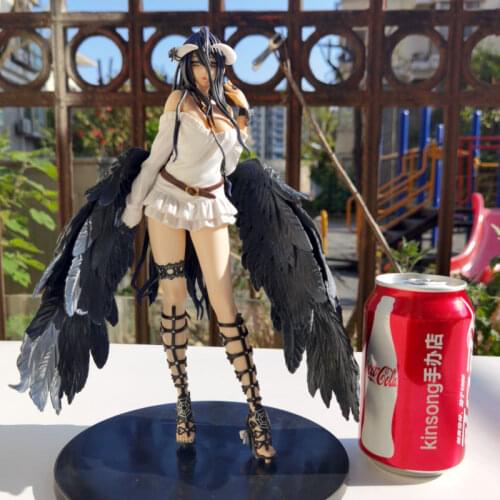 Anime overlord Albedo Anime Action Figure Sexy Girls Albedo Ainz Ooal Gown Figure PVC Model Anime Lover Collection Children Gift