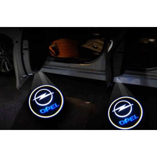 1PC Car LED Door Warning Light Welcome Logo Projector For Opel Astra h g j Insignia Zafira b Corsa d Vectra c Antara Vivaro Opc