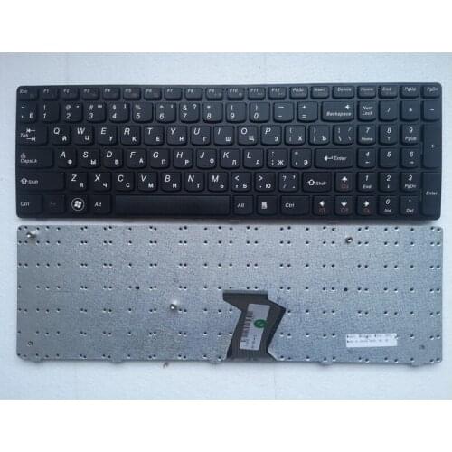 RU Laptop keyboard for LENOVO b590 V570 Z570 Z575 B570A B570G B575 B575A B580 25013347 with black frame RU