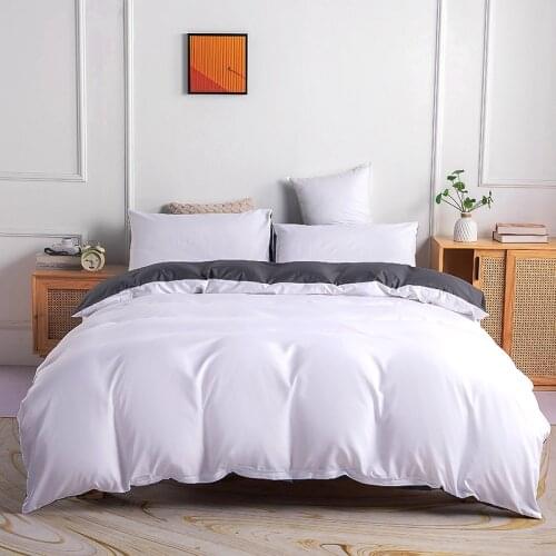 Nordic Quilted Bedspreads For Bedding Set Solid Color European For Home Duvet Cover 220X240 Single Double Twin King Size No Fill