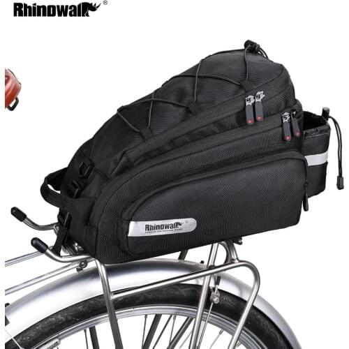 Rhinowalk 12L MTB Bicycle Luggage Rack Bag Waterproof Cycling Saddle Rack Trunk Bags 12L Camera Bicycle Accessories