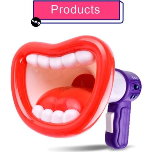 Funny Vocal Toys Voice Changer Loudspeaker Megaphone Recording Gift Three Sound Effects Variable Sound for Children Tape Toy