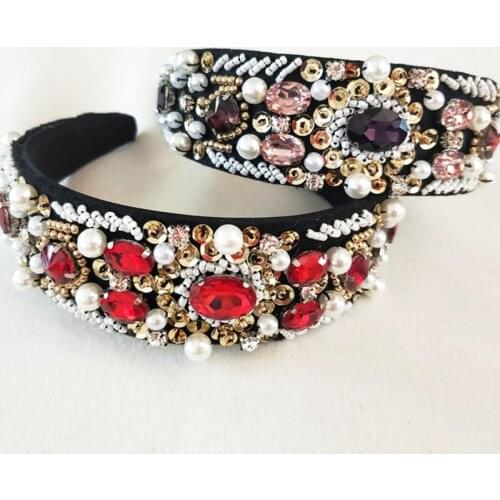 Women Lady Sequins Fashion Metal Rhinestone Head Chain Jewelry Headband Hairband crown wedding Accessories