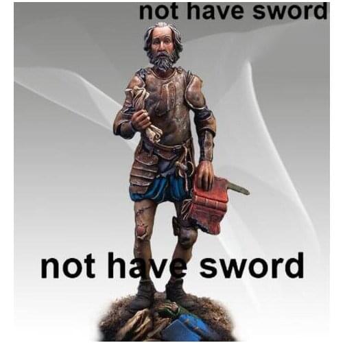 1/28 70mm Don Quijote de la Mancha 70mm (NO sword ) Resin Model Miniature figure Unassembly Unpainted