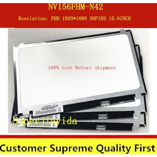 15.6" Lcd Screen NT156FHM-N41 NT156FHM N42 N31 NV156FHM-N43 B156HTN03.6 N156HGE-EA1 B156HTN03.4 1920X1080 EDP 30pins