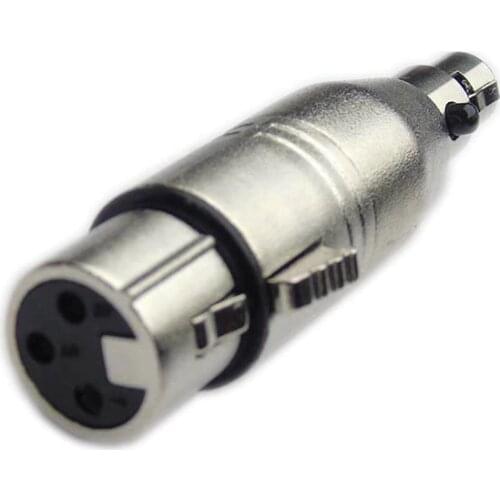 25pcs/lot 3PIN XLR Female To 3PIN Mini XLR female Microphone audio connecotr