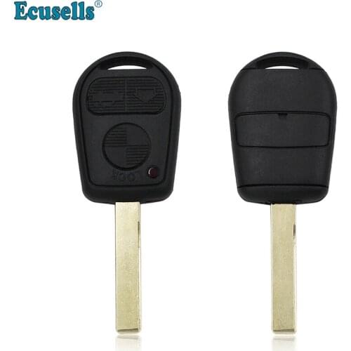 3 Buttons remote key shell for BMW 7 SERIES E34 E36 E38 E39 WITH UNCUT HU92 Blade