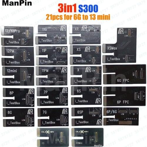 DL S200 LCD Screen Tester Flex Cable For iPhone 12 Pro MAX Mini 11 XS X 8 7 6S Plus 3D Touch Testing Light Sensor True Tone Fix