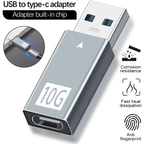 USB 3.1 to Type-C Adapter 10Gbps Fast Date Sync Audio Video Converter 5V 3A Phone Charge Adapter for Samsung Huawei Xiaomi PC