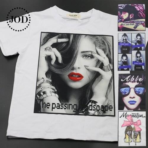 Big Large Fashion Print Patches for Clothing T-shirt Sewing Accessories Decoration Clothes Patch Applique Sew on Sticker JOD