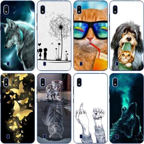 Phone Case for Samsung Galaxy A10 SM-A105F A105 A105F Cases Silicon Soft TPU Flower Fundas Coque Samsung Galaxy A10 6.2"