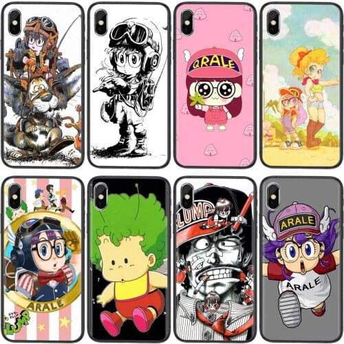 For Womens For Xiaomi Redmi Note 9 9S 8 7 10 Note9 Note 9 Pro Max 9Pro 5G Dr. Slump Arale Anime Japanese Accessories Phone