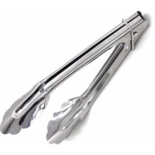 Stainless Steel Party BBQ Buffet Scallop Food Serving Tong Clip