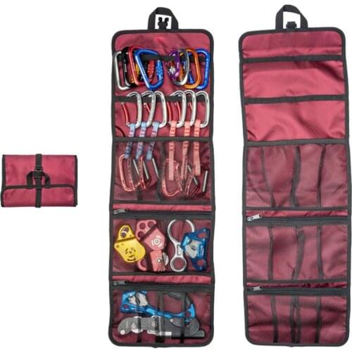 Storage Bag Outdoor Rock Climbing Equipment Storage Bag Climbing Quick Draw Hanging Storage Bag Outdoor Organized Storage Bag