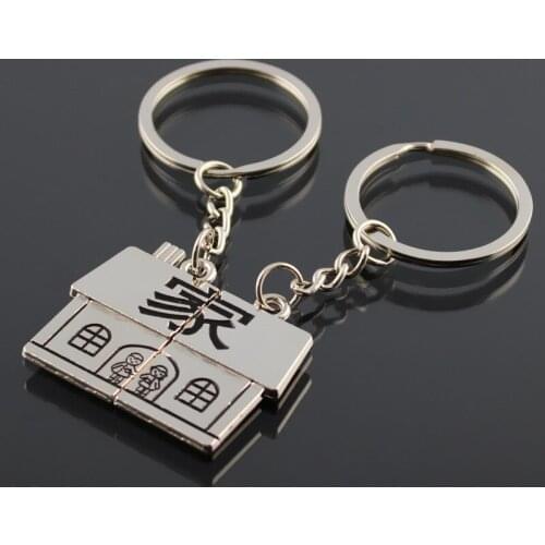 Creative gifts small gifts house key chain strange new commodity couple key pendant