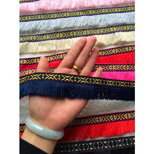 10Yards/Lot High quality tassel laciness 3.8cm wide, fringe lace trim diy handmade accessories