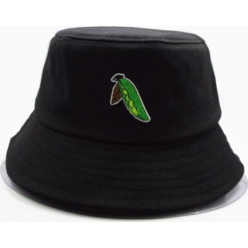 LDSLYJR Lentil embroidery cotton Bucket Hat Fisherman Hat outdoor travel hat Sun Cap Hats for men and Women 128