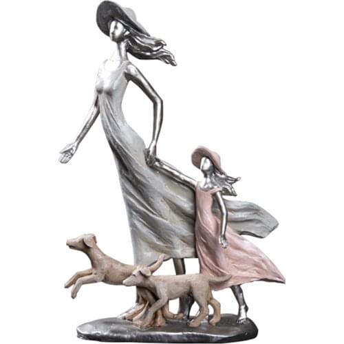 [MGT]Creative warm romantic figure statue decoration modern minimalist home decoration resin crafts wedding gifts beautiful love