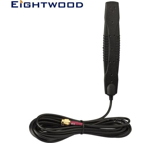 Eightwood 4G LTE Vehicle Windshield Glass Mount SMA Male Antenna for Wireless Router Remote IP Camera Vehicle Cell Phone Booster