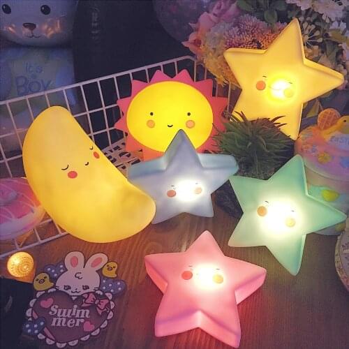 Night Lamp Sensor Cat Silicone Animal Light Colorful Child Holiday Gift Sleepping Creative Bedroom Desktop Decor Lamp