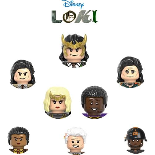 New Marvel Avengers LOKI Figures TVA Variant Mobius Miss Minute Building Blocks Bricks Figures Children Toys Kid Gift