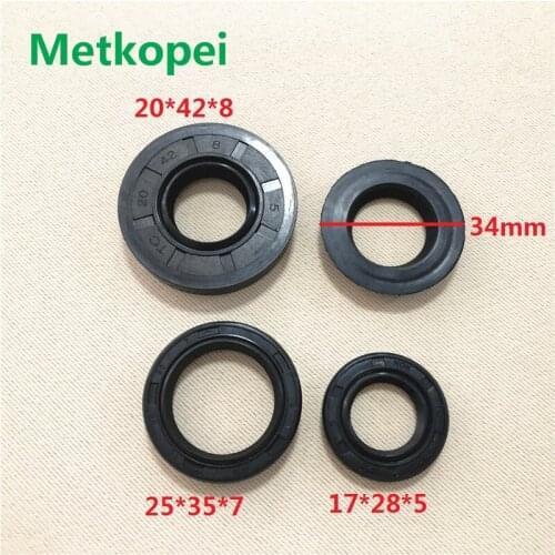 Scooter JOG90 full complete engine oil seal rubber crankshaft gear shaft seal for YAMAHA 90cc JOG 90 Axis 90 XH90