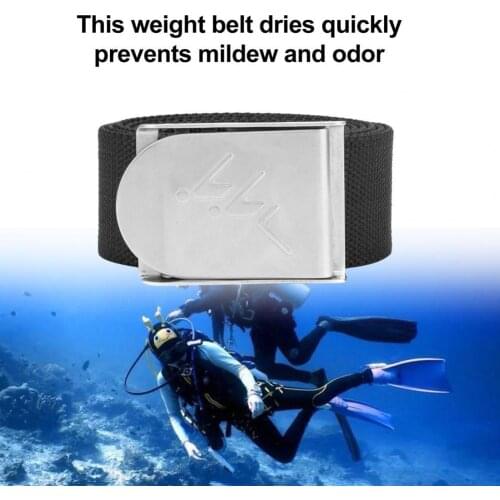 Professional Adjustable Diving Weight Belt with Buckle for Snorkeling