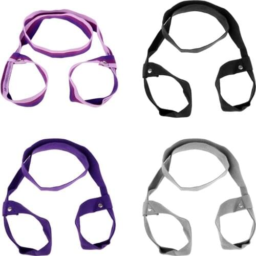 Adjustable Yoga Mat Strap Practice Foot Fitness Leg Stretcher Door Bands