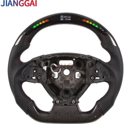 Fit For Chevrolet Corvette C7 Chevy Camaro ss Steering Wheel With LED Flash Display 100% Carbon Fibre Car Steering Wheel