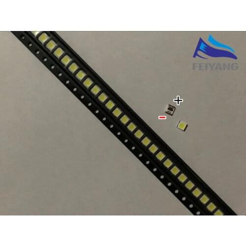 50pcs/Lot Seoul SMD LED 3528 2835 3V 1W Cool White 100LM High Power For LCD TV Backlight