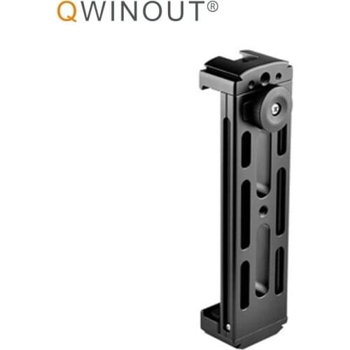 QWINOUT Universal Aluminum Alloy Tablet Phone Stand Holder Clip Tripod Adjustable Bracket For MTB Bicycle Phone Tablet Mount