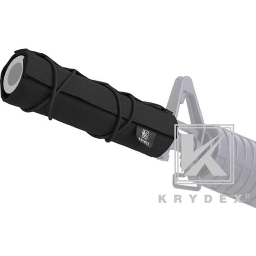 KRYDEX 18/22CM Muffler Protective Case Tactical Shooting Suppressor For Surefire FA762K Nylon Silencer Protector Cover Accessory