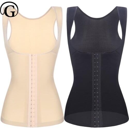 Women Body Shapers Slimming Waist Corset Lift Bras Tops 6XL Hook Control