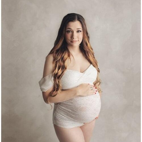 Maternity Bodysuits For Photo Shoot Slip Strap Pregnancy Photography Lace Bodysuits Maternity Photography Fitting Jumpsuits