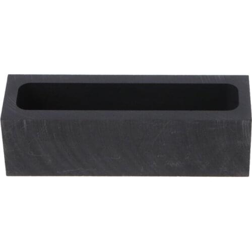 650g Graphite Ingot Mold Metal Casting Mold Melting Crucible Furnace for Gold Silver Aluminum Copper Brass Zinc Alloy