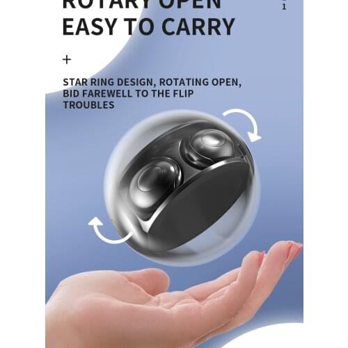 H8 TWS Wireless Bluetooth Headset In-ear Physical Noise Reduction Waterproof Creative Star Ring Warehouse Sports Gaming Headset