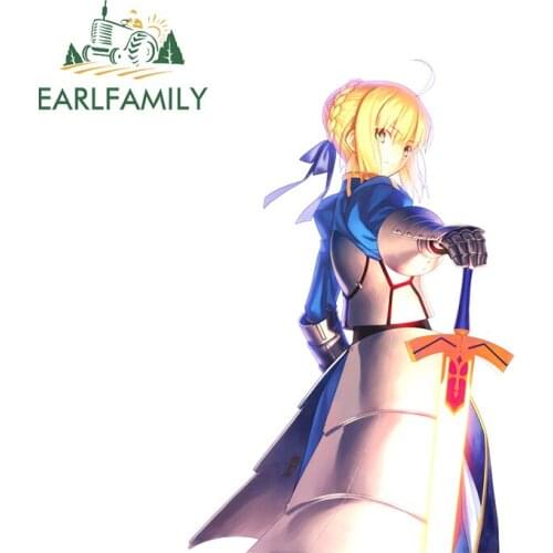 EARLFAMILY 13cm x 8.8cm for Fate Grand Order Car Sticker Vinyl Car Wrap Decal Motorcycle Waterproof Refrigerator Surfboard Decor
