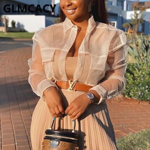 Прозрачные блузки GLMCACY China At AliExpress