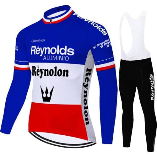 Classic Reynolds Summer Spirng Homme Retro Cycling Jersey Maillot Hombre Camisa Masculina Ropa Ciclismo Conjunto Ciclismo