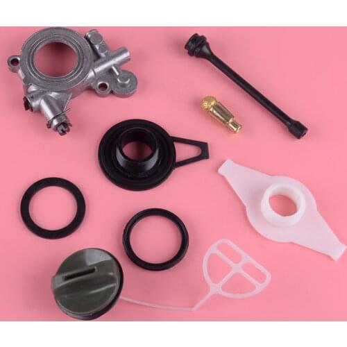 LETAOSK 503 52 13-01 Oil Pump Line Cap Worm Gear Kit Fit For Husqvarna 372XP 365 371 385 390 362 570 575 576