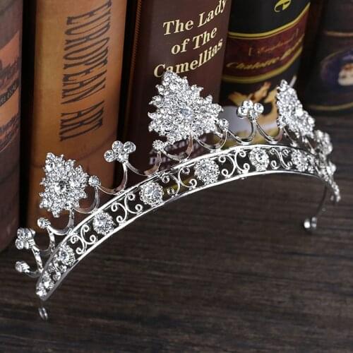 Crown Leaves Rhinestone Crown Bridal Jewelry Headband Head Buckle Princess Crown Headdress Hair Pins for Women