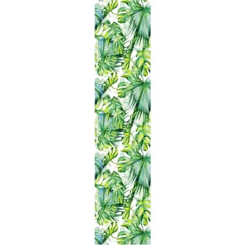Nice Green Plants Style 45*300 cm Thickened Waterproof Self-Adhesive Wallpapers for Room Decoration and Furniture Renovation
