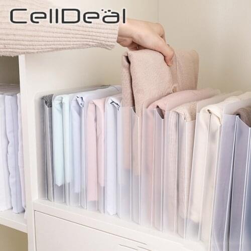 5/10/15/20Pcs Cabinet Lazy Shirt Folding Board Multi-function Space Saving Clothes Storage Folder Home Dust-proof Storage Boxes