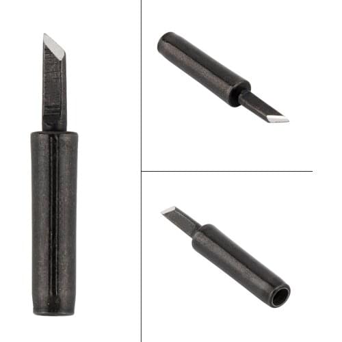 900M-T-K Welding Tips Solder Tip Lead-free Black Metal Soldering Iron Tips for Hakko 936 Soldering Rework Station