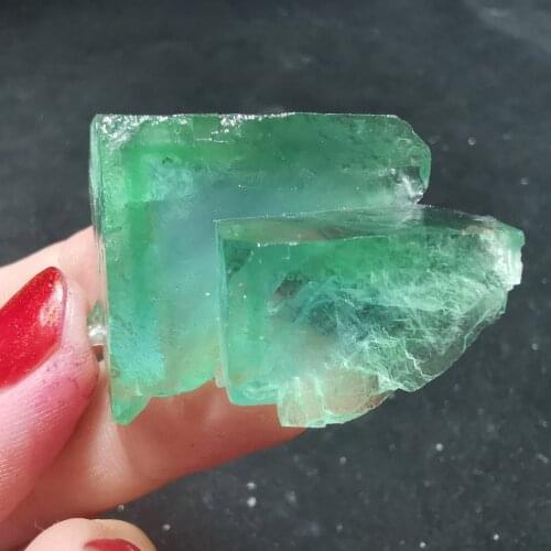 28.1-59.4*gNatural rare fluorite mineral specimen and stone decoration healing energy QUARTZ GEM