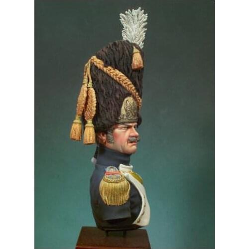 New Unassembled 1/10 ancinet Imperial Guard Grenadier Officer bust Resin Kit DIY Toys Unpainted resin model