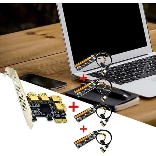 New Riser Usb 3.0 Pci-E Express 1x Naar 16x Riser Card Naar Port Btc Pcie Multiplier Card Pcie Slot 1 Voor Mijnwerker Adapt L6A1